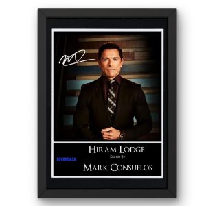 Riverdale: Hiram Lodge Signed Display - Framed