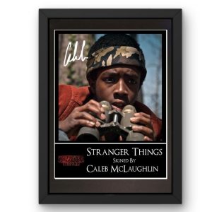 Stranger Things: Lucas Sinclair Version 2 Signed Display - Framed