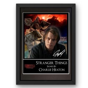 Stranger Things: Jonathan Byers Signed Display - Framed