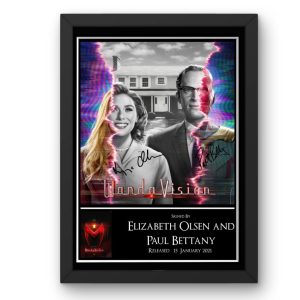 WandaVision Signed Display - Framed
