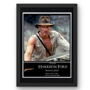 Indiana Jones Signed Display