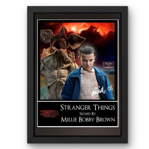 Stranger Things: Eleven Version 1 Signed Display - Framed