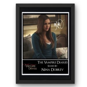 The Vampire Diaries: Elena Gilbert Signed Display - Framed