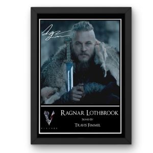 Vikings: Ragnar Lothbrook Signed Display