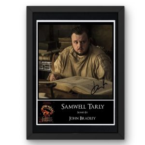 Game of Thrones: Samwell Tarly Signed Display - Framed