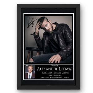 Alexander Ludwig Signed Display - Framed