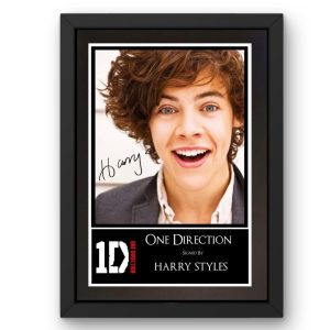 Harry Styles (One Direction) Signed Display