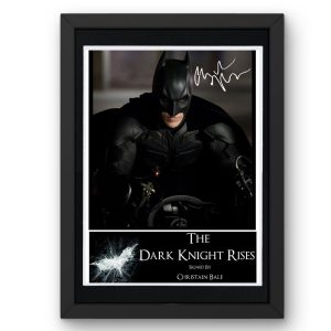 The Dark Knight Rises: Batman Signed Display - Framed