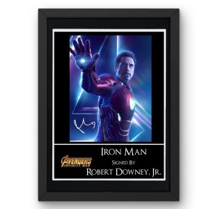 Avengers: Iron Man Signed Display - Framed